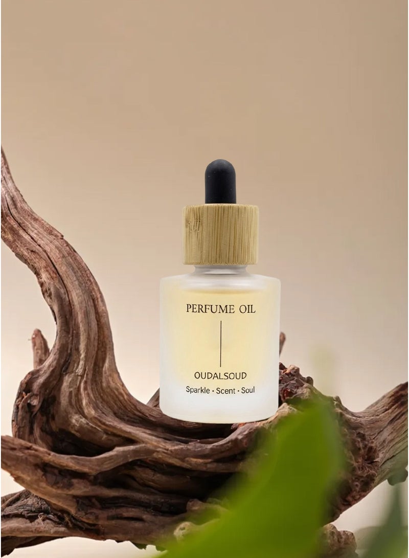 أود أل سعود قطعة واحدة من زيت عطري برائحة العنبر والعود 30 مل إجمالاً/زيت عطري نباتي نقي 100%/خالي من الكحول/زيت عطر/زيت للعلاج العطري/للمرطب والناشر - Image 4