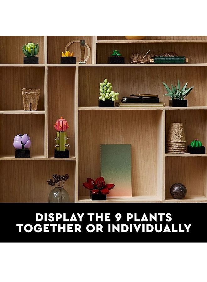 McDou Compatible with LEGO building blocks 10309 succulent flower plant building blocks flower splicing toy gift assembly - Image 3