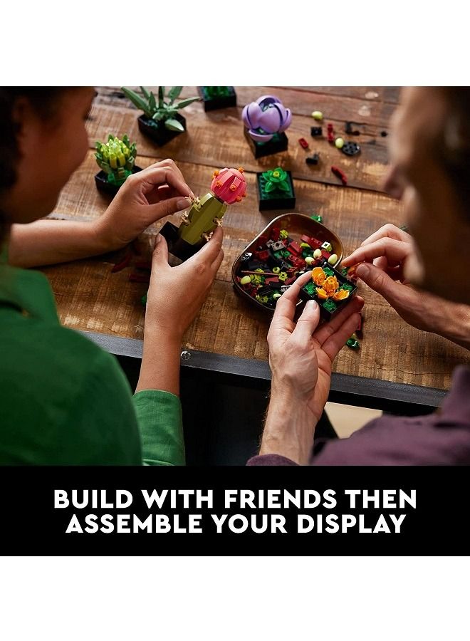 McDou Compatible with LEGO building blocks 10309 succulent flower plant building blocks flower splicing toy gift assembly - Image 5