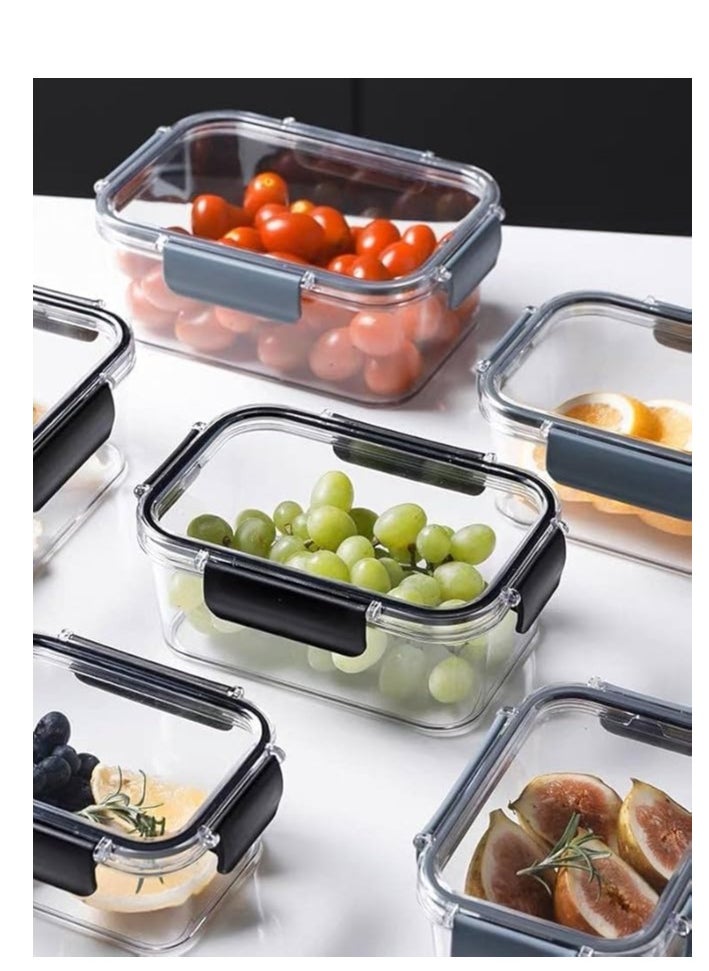 Generic Celebrity Creations F 7 in 1 Clear Airtight Food Storage Set  - Image 1