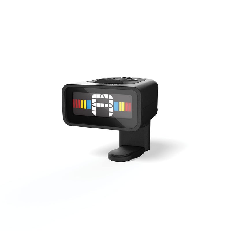 Planet Waves D'Addario Accessories Guitar Tuner - Micro Headstock Tuner - Tuner for Acoustic Guitar, Electric Guitar, Bass Guitar, Mandolin, Banjo, Ukelele - Compact & Discrete - Clip On - 1 Pack - Image 1