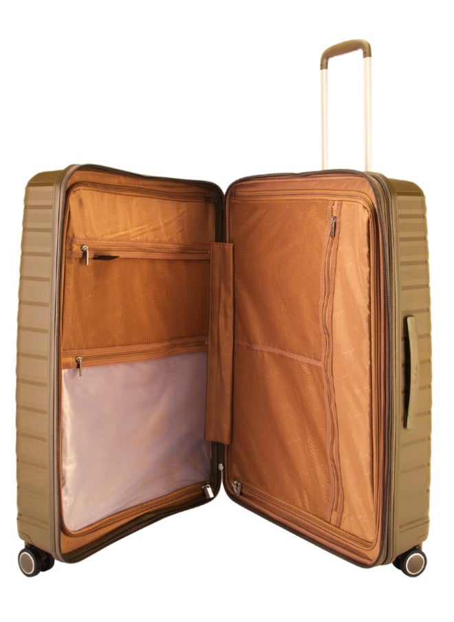 pierre cardin - Pierre Cardin Hardcase Trolley Large Unbreakable,Expandable Zipper, Spiner Wheels - Image 1
