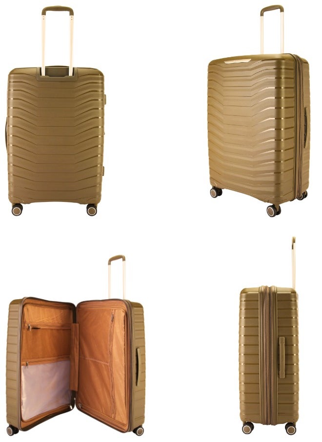 pierre cardin - Pierre Cardin Hardcase Trolley Large Unbreakable,Expandable Zipper, Spiner Wheels - Image 1