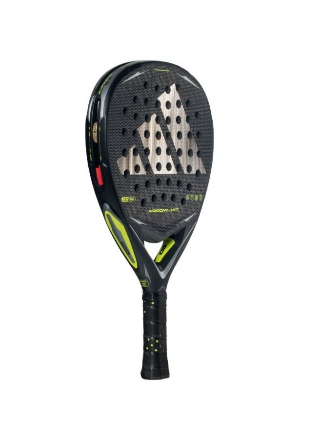Adidas ARROW HIT 2026 Padel Racket - Lightweight Performance Racquet for Control, Power & Comfort - Black/Silver - Image 1