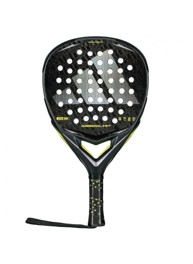 Adidas ARROW HIT 2026 Padel Racket - Lightweight Performance Racquet for Control, Power & Comfort - Black/Silver - Image 2