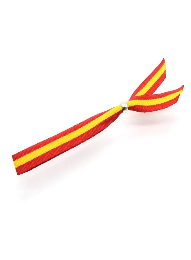 BDM Men's and women's fabric bracelet with the flag of Spain and adjustable closure, car hanger, bag, backpack... 10 mm - Image 5