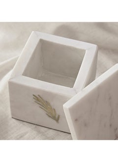 Home Box Bianca Marble Tissue Box 11 x 10 x 11 cm  - Image 3