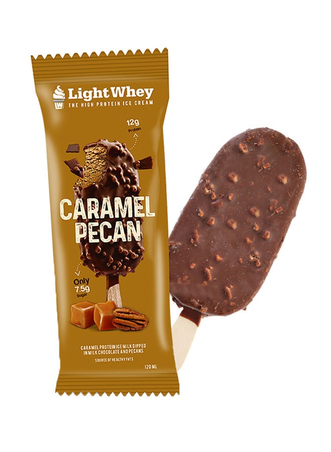 High Protein Caramel Pecan Ice Cream Stick