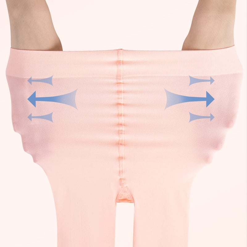 HETH Ballet Tights for Girls - Ultra Soft Dance Tights Convertible Pink Tight (Toddler/Kids,Medium,2pcs) - Image 2