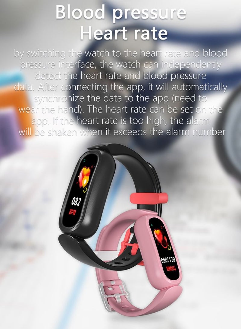 AROAQ Kids Watches T16 Smart Bracelet Children Clock Bluetooth Waterproof Multi-language Check Blood Pressure and Heart rate - Image 4