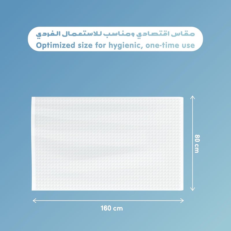 Govyy Disposable Towels Large, Individually Wrapped – 10 High-Quality Soft Towels, Water Resistant and Tear Resistant for Salons, Clinics, Hotels, Restaurants, and Daily Home Use - Image 4