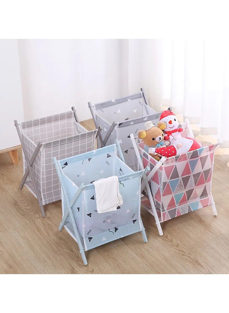 Waterproof Folding Laundry Basket – Large Oxford Cloth Storage Bin with Handles | Collapsible Standing Hamper for Dirty Clothes, Toys, Underwear & Household Organization  - Image 1