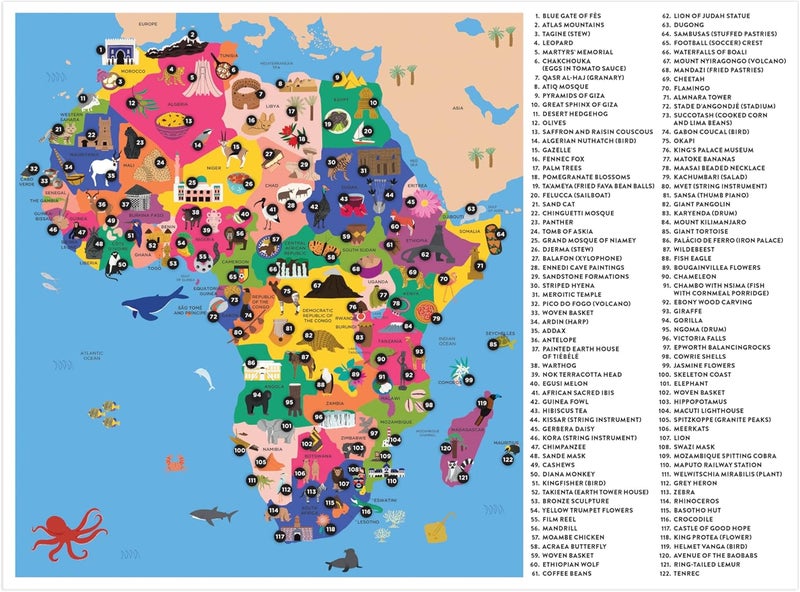 Mudpuppy Map of Africa 70 Piece Geography Puzzle - Image 3