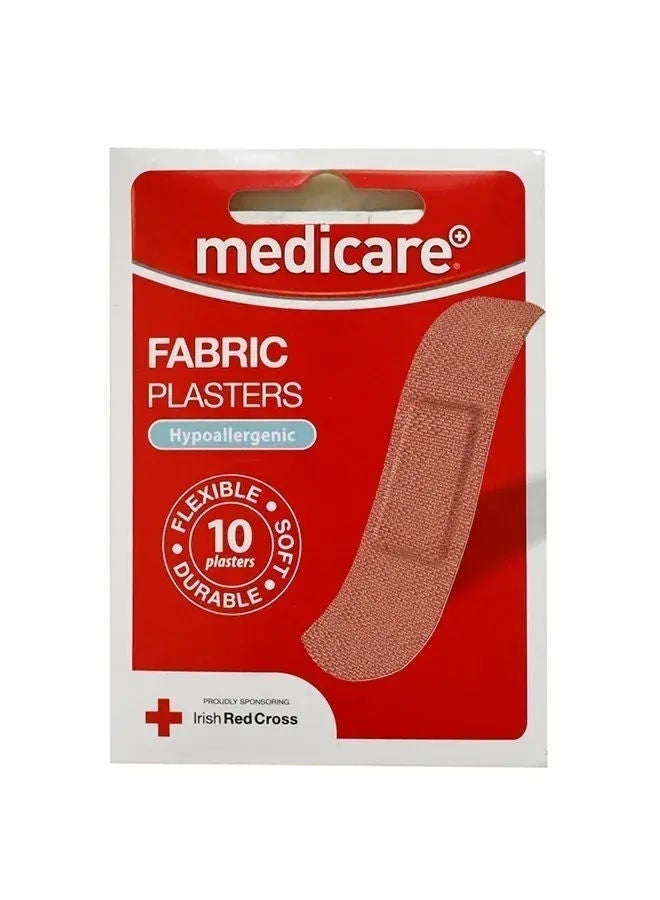 Fabric Plasters, 10 Pcs