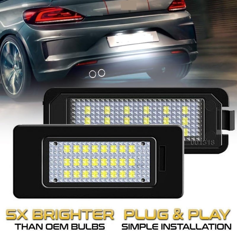 QASULER LED License Plate Light for VW Models - Image 2