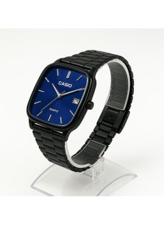 CASIO Genuine Casio Men's and Women's Stainless Steel Band Watch - Stylish Blue Dial with Date Display  - Image 2