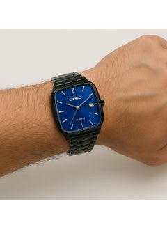 CASIO Genuine Casio Men's and Women's Stainless Steel Band Watch - Stylish Blue Dial with Date Display  - Image 5