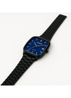 CASIO Genuine Casio Men's and Women's Stainless Steel Band Watch - Stylish Blue Dial with Date Display  - Image 4