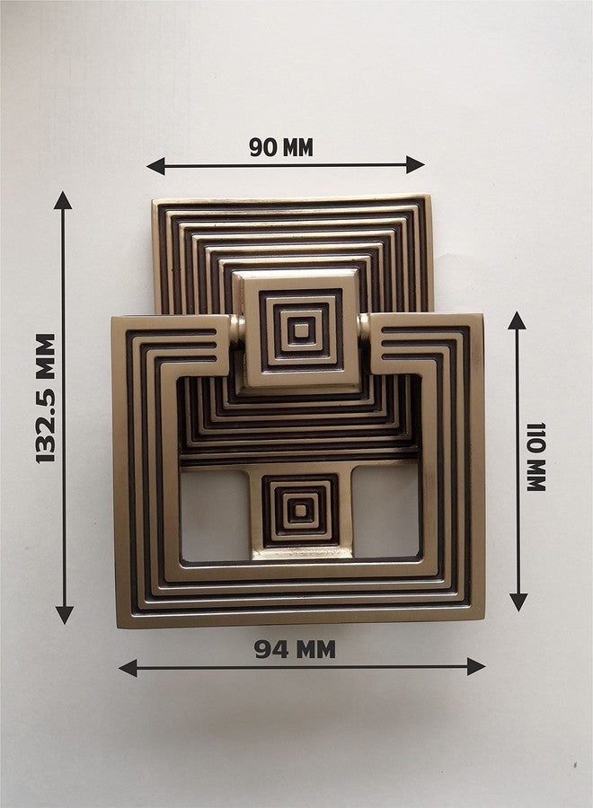 ABVIN Modern Square Door Knocker - Image 5
