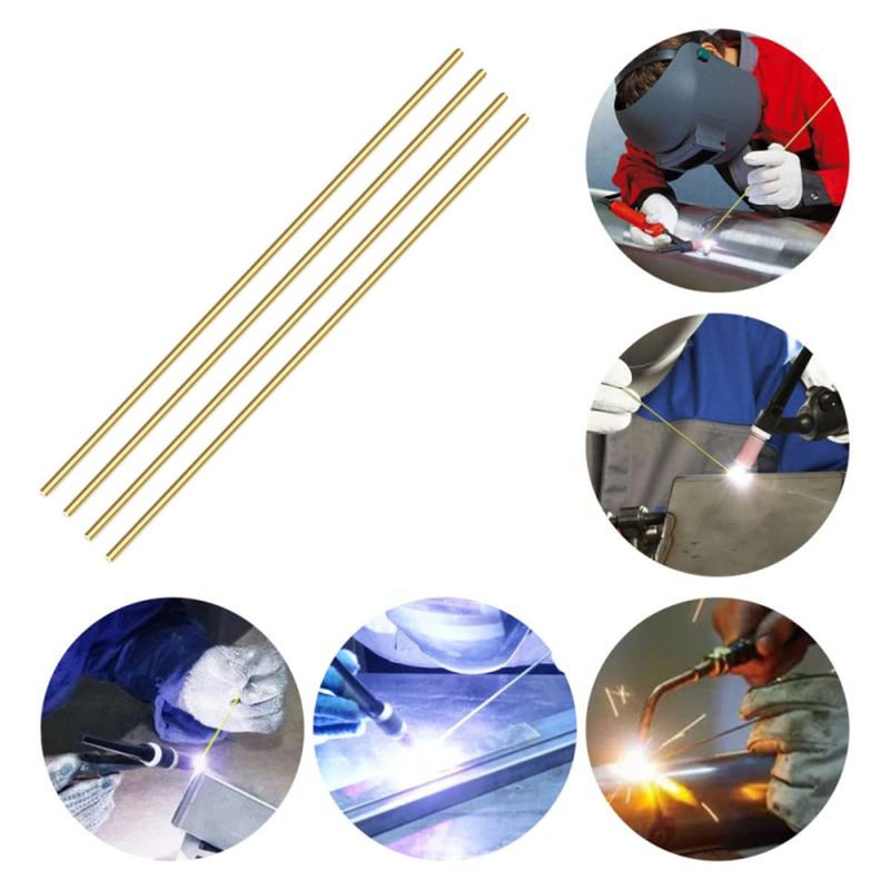 PGCOKO 4 PCS 8mm/ 5/16 Inch Brass Rod Brass Round Stock Lathe Bar Stock Kit Solid Brass Rod Stock, 8mm/ 5/16 inch Diameter 12 Inch in Length - Image 5