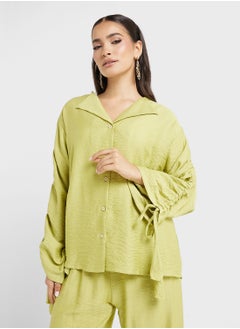 hayas closet Drawstrings Stylish Blouse & Pants Set  - Image 3