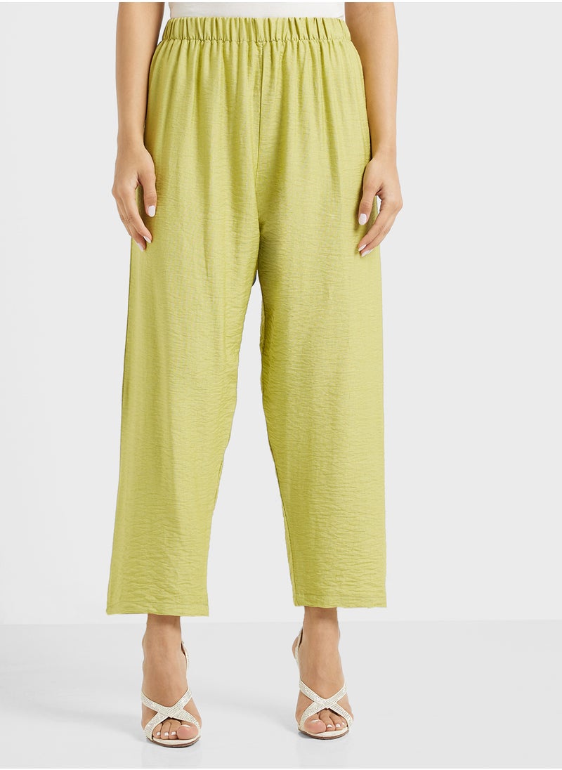 hayas closet - Drawstrings Stylish Blouse & Pants Set - Image 1