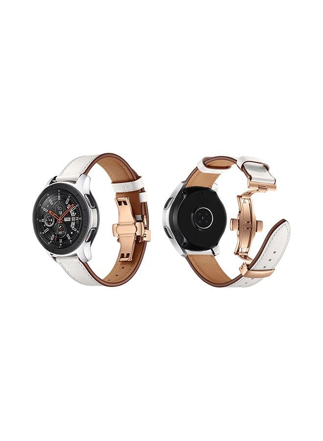 vesus Stylish Replacement Band For Samsung Galaxy Watch White