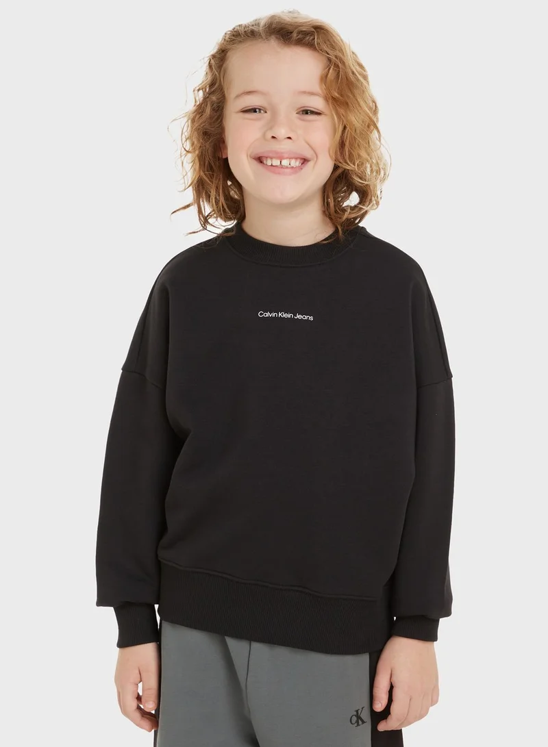 Calvin Klein Jeans Youth Logo Sweatshirt
