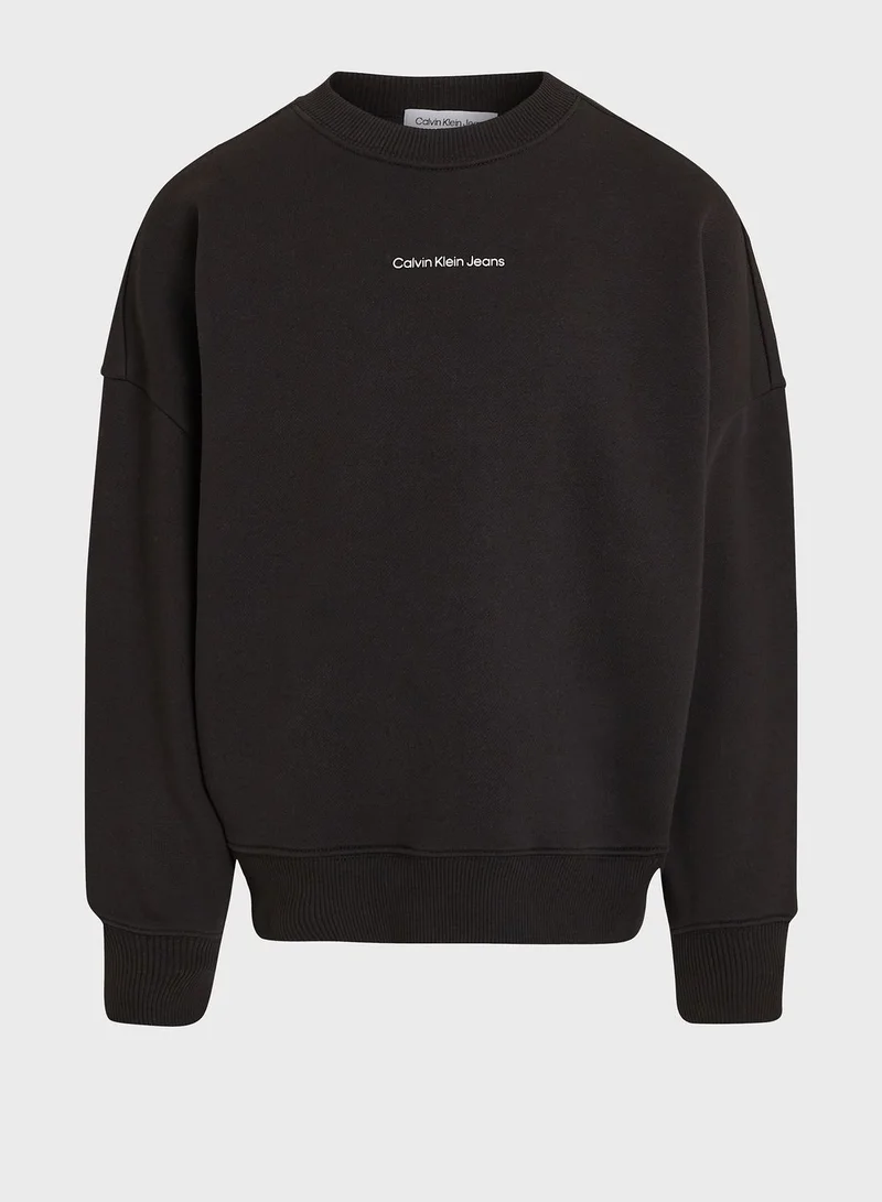 Calvin Klein Jeans Youth Logo Sweatshirt
