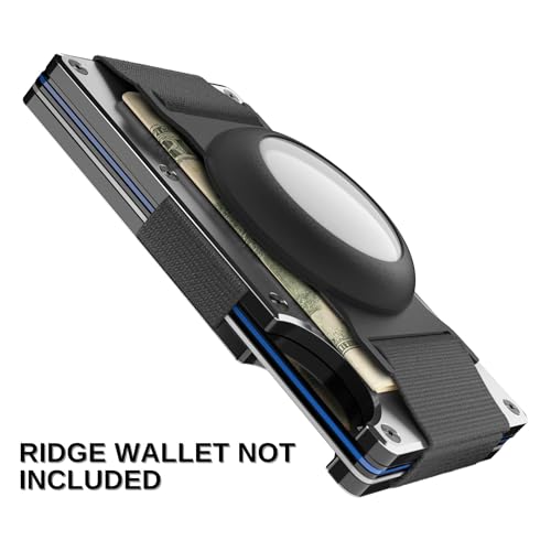 The Ridge Holder Case Compatible with Airtag - Attachment for Ridge Wallet Compatible with Airtag - (w Cash Strap - Style 2) - Image 4