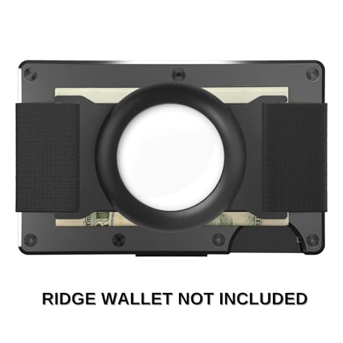 The Ridge Holder Case Compatible with Airtag - Attachment for Ridge Wallet Compatible with Airtag - (w Cash Strap - Style 2) - Image 5