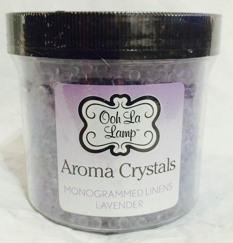 La-Tee-Da Ooh La Lamp Aroma Crystals Monogrammed Linens Lavender