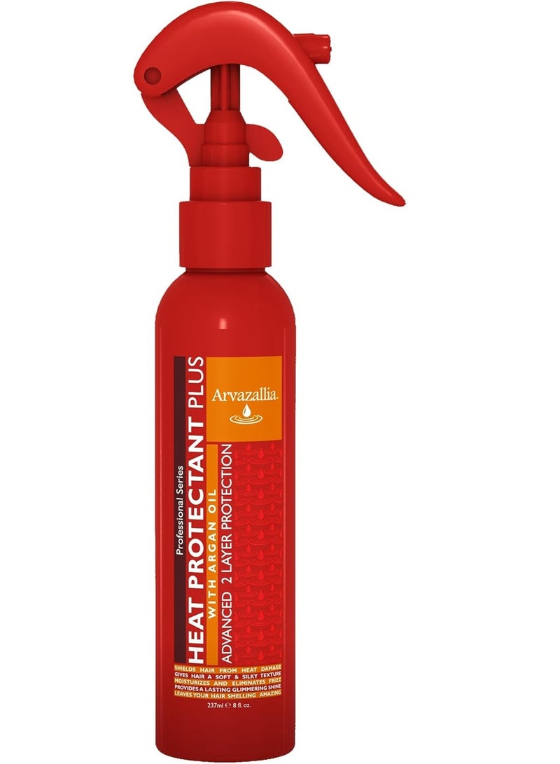 Arvazallia Heat Protectant Plus with Argan Oil - Professional Grade Thermal Protector, Leave-in Conditioner - Image 1