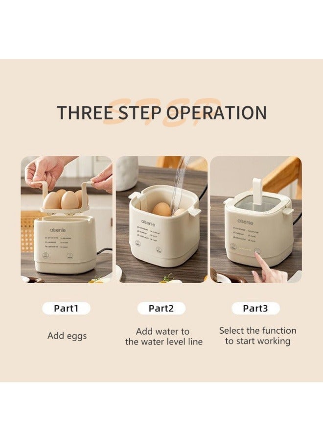 general Egg cooker mini automatic power-off dormitory small custard boiling egg machine egg steamer - Image 3