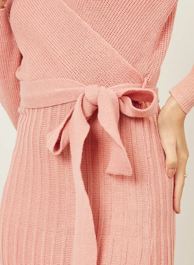 ستايلي Ribbed Knit Dress