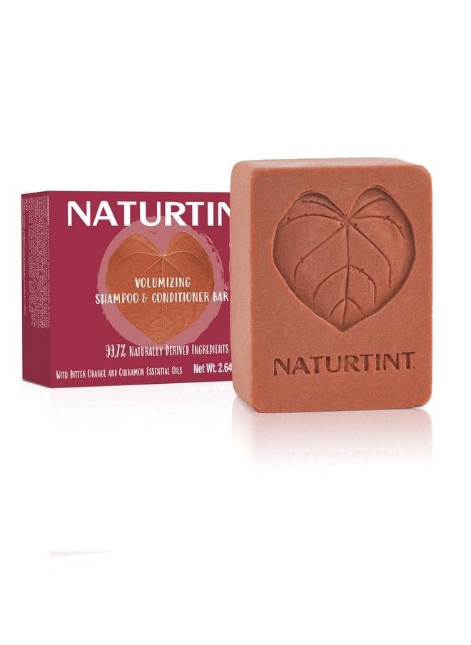 NATURTINT 2 In 1 Volumizing Shampoo And Conditioner Bars Ecofriendly (Volumizing Cinnamon)  - Image 2