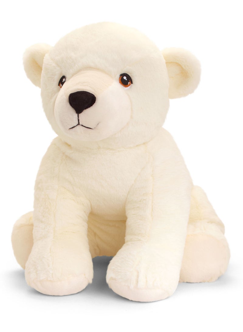 Keel Toys Keeleco Polar Bear 45cm | Soft Toy | Plush Toy | Gift for Kids and Adults - Image 1