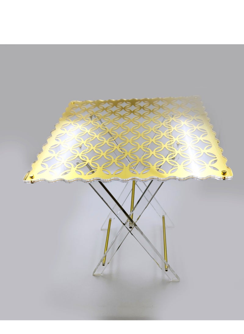 دلس دي إل أس طاولة أرابيسك أكريليك قابلة للطي - Image 1