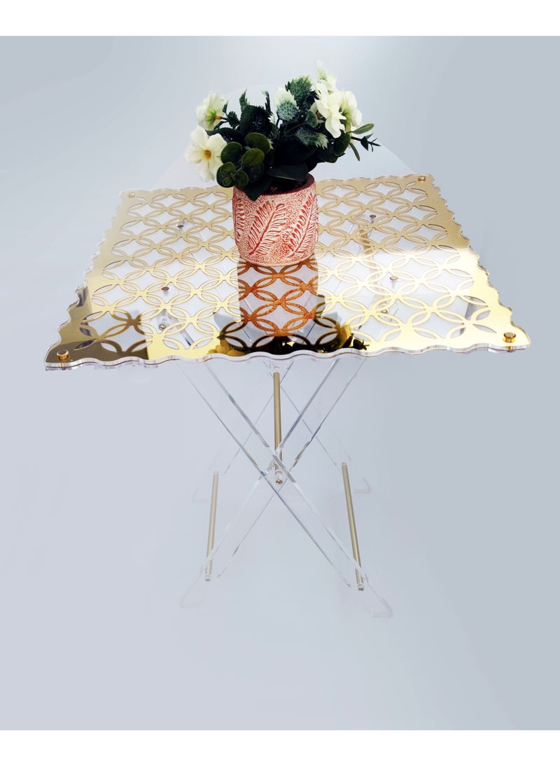 دلس دي إل أس طاولة أرابيسك أكريليك قابلة للطي - Image 4