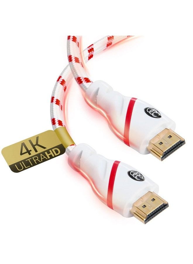 Ultra Clarity Cables - 4K Hdmi Cable 1.5 Ft 2 Pack 4K Resolution Uhd Supports Ethernet Hdr Video Ultra Hd Bandwidth 18Gbps Arc Hdcp 2.2 Compliant High Speed Hdmi Cable 1.5 Feet - Image 1