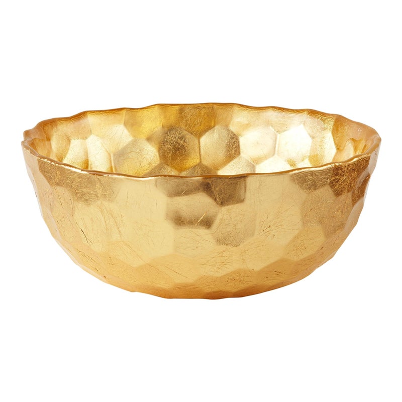 Elegance Odessa Gold Glass Bowl, 6-Inch - Image 2