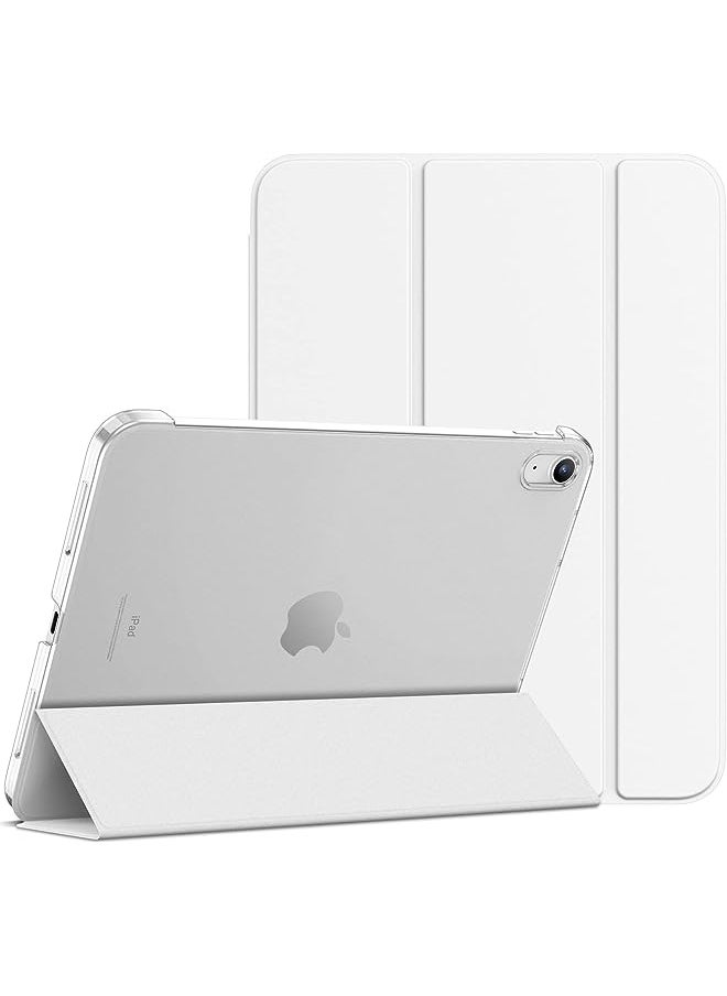 Jetech - Case for iPad 10 (10.9-Inch, 2022 Model, 10th Generation), Slim Stand Hard Back Shell Cover with Auto Wake/Sleep (White) - Image 1