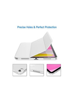 Jetech Case for iPad 10 (10.9-Inch, 2022 Model, 10th Generation), Slim Stand Hard Back Shell Cover with Auto Wake/Sleep (White)  - Image 3