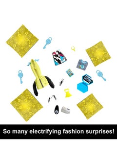 MONSTER HIGH ™ Doll And Fashion Set, Frankie Stein™ Doll, Skulltimate Secrets™: Neon Frights™, Dress-Up Locker With 19+ Surprises  - Image 4