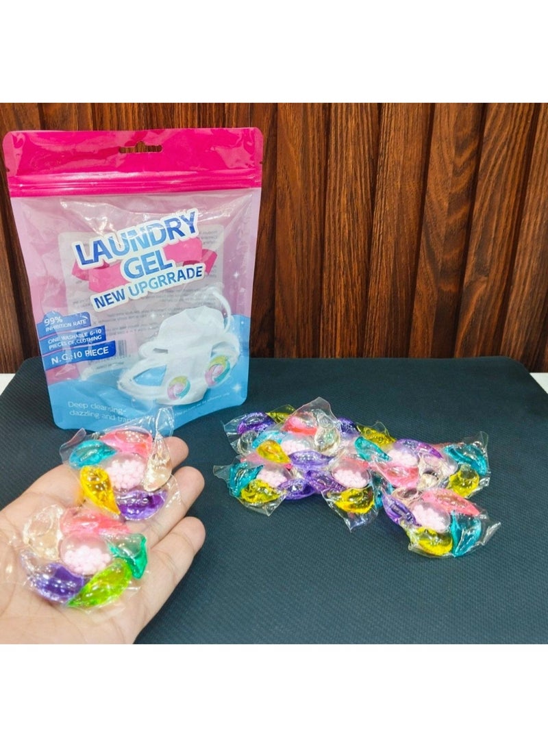 Multi-colored laundry cleaning capsules – Clean laundry from the first wash and the smell is gone, you'll say it's better this way. - Image 5