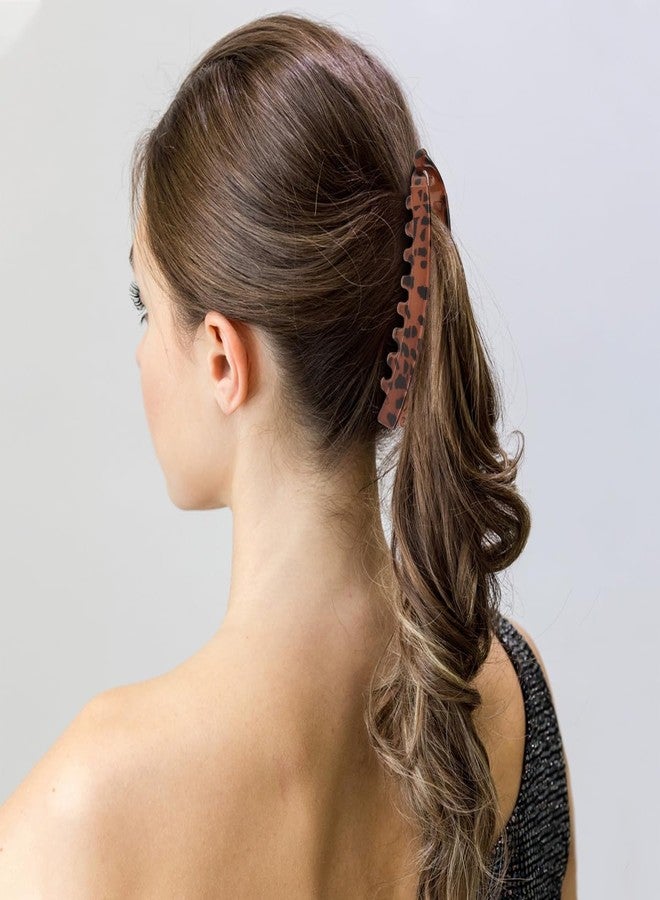 Hapdoo 6PCS Banana Clip, Hapdoo Banana Hair Clips for Women Thick Thin hair, Large Strong Hold Ponytail Bun Holder, Hair Jaw Clips Barrettes Styling Accessories - Image 4