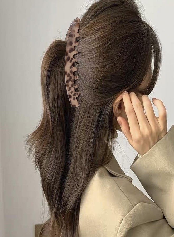 Hapdoo 6PCS Banana Clip, Hapdoo Banana Hair Clips for Women Thick Thin hair, Large Strong Hold Ponytail Bun Holder, Hair Jaw Clips Barrettes Styling Accessories - Image 3