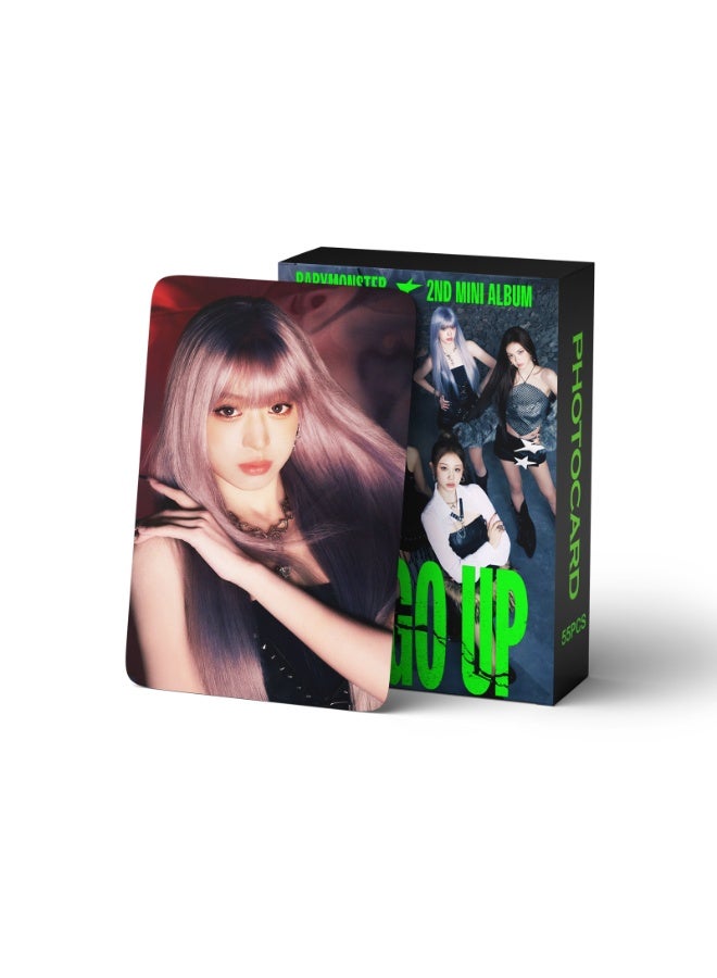 لغة 55 قطعة بطاقات LOMO لألبوم BABYMONSTER الجديد WE GO UP - Image 5