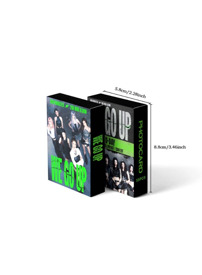 لغة 55 قطعة بطاقات LOMO لألبوم BABYMONSTER الجديد WE GO UP - Image 4