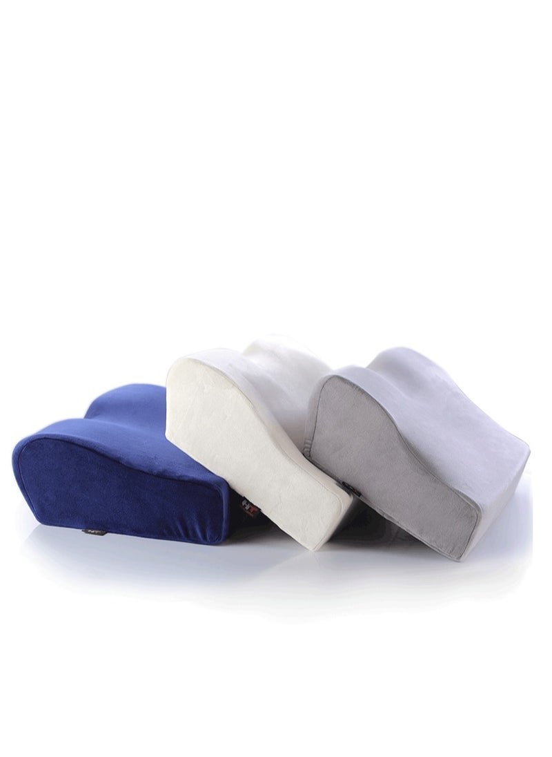 HT - Medical bed pillow from German memory, neck pillow for orthopedic support and better sleep at home and in the bedroom, white - Image 1
